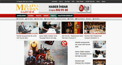 Desktop Screenshot of malatyameydan.com