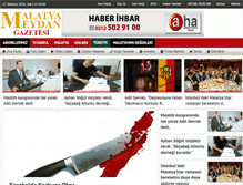 Tablet Screenshot of malatyameydan.com